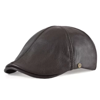 Winter Cabbies Newsboy Hat Coffee Brown Ivy Caps