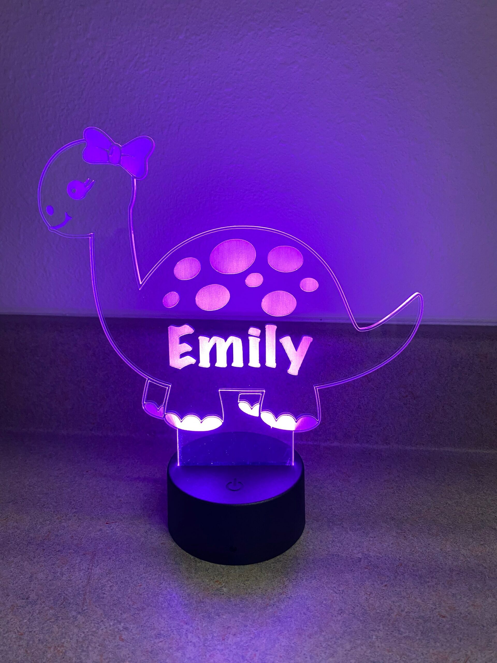 Kids Personalized Dinosaur LED Night Light Perfect Gifts for Boys and Girls Custom Name acrylic LED - Image 7