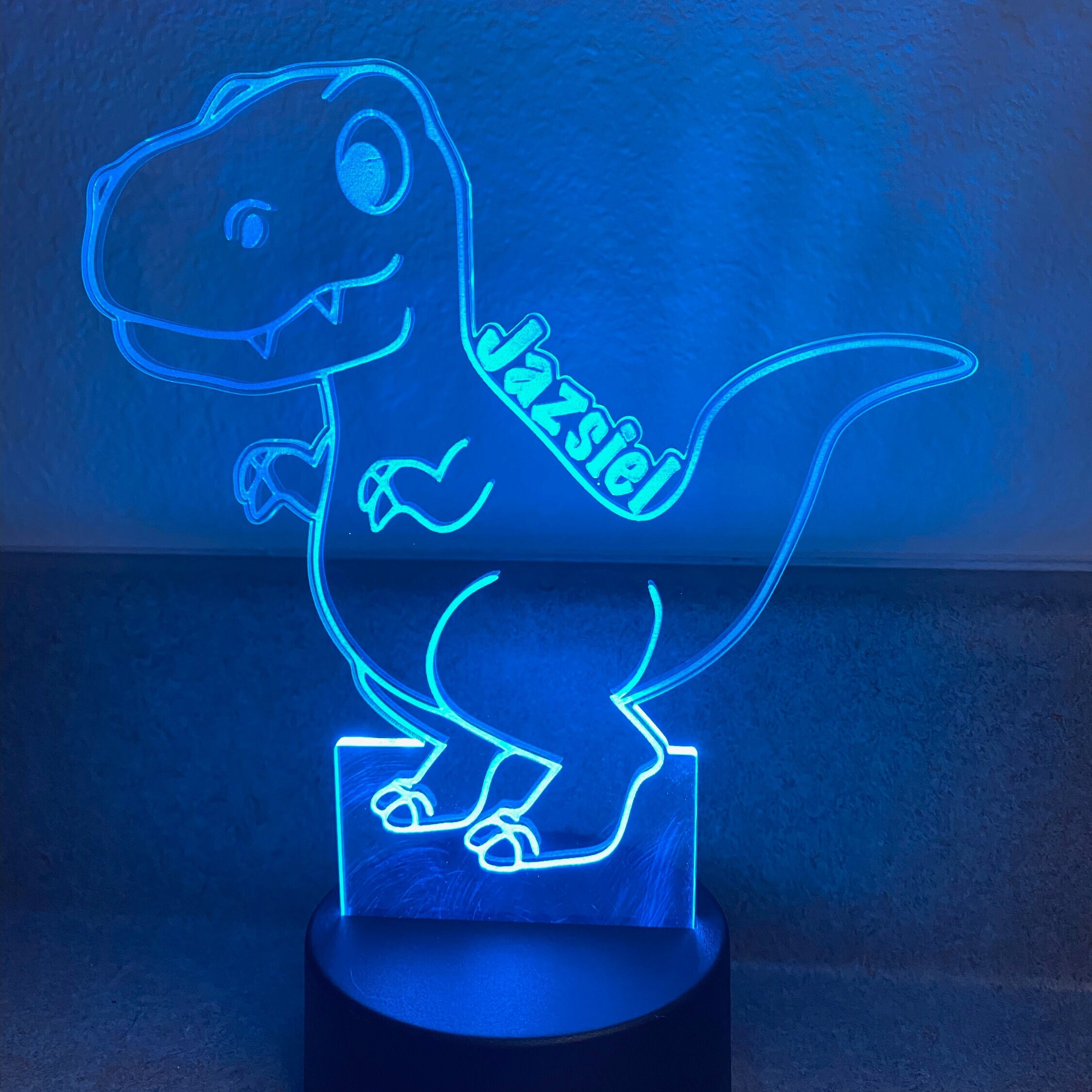 Kids Personalized Dinosaur LED Night Light Perfect Gifts for Boys and Girls Custom Name acrylic LED - Image 4
