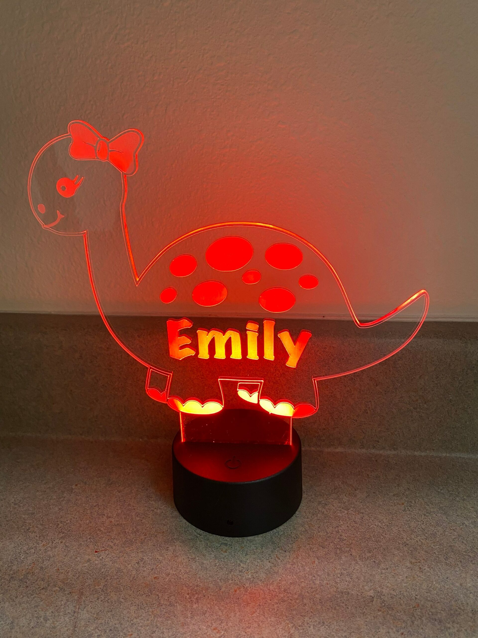 Kids Personalized Dinosaur LED Night Light Perfect Gifts for Boys and Girls Custom Name acrylic LED - Image 6