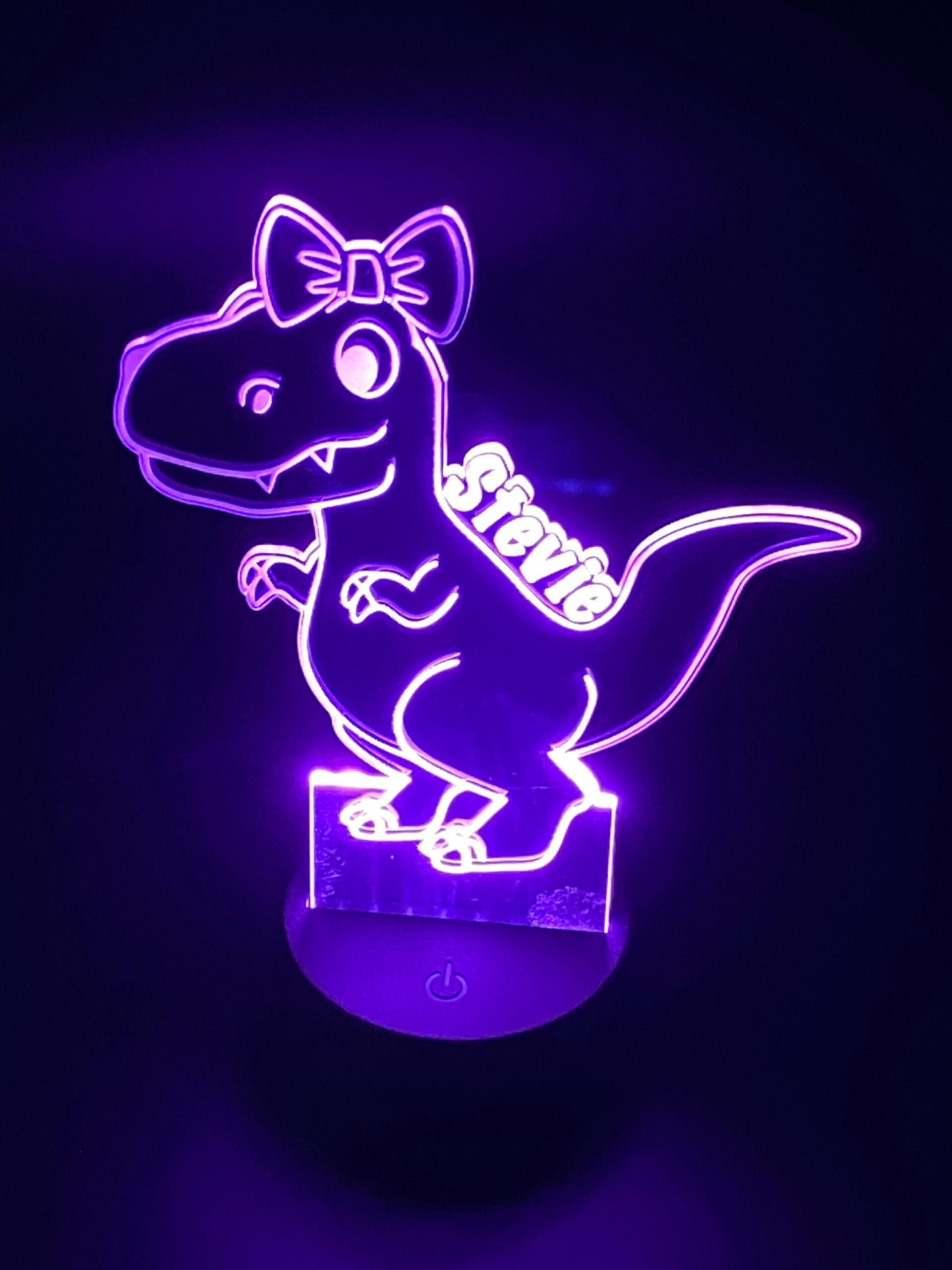 Kids Personalized Dinosaur LED Night Light Perfect Gifts for Boys and Girls Custom Name acrylic LED - Image 8
