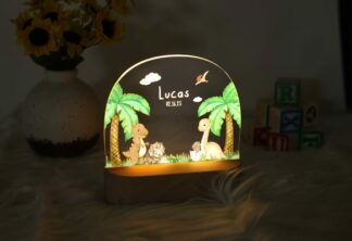 Kids Acrylic Night Light For Kids Bedroom Decor, Personalized With Your Name
