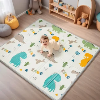 0.6in Thick Waterproof Foldable Baby Play Mat