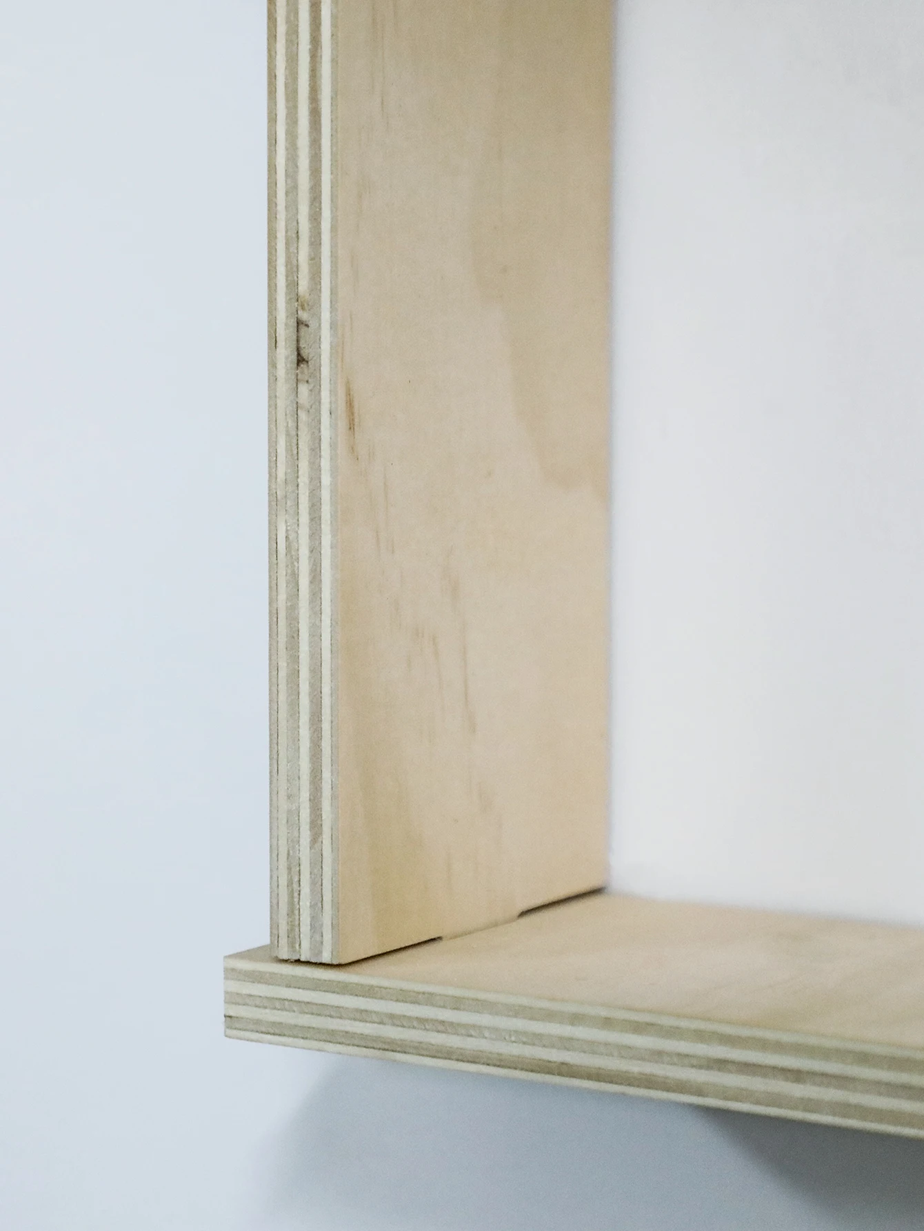 Modern Geometric Wooden Floating Shelves - Image 8