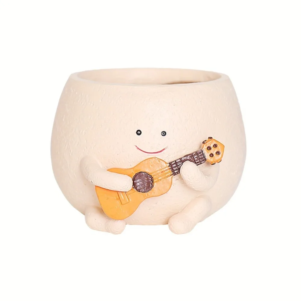 Guitar Creative And Cute Green Plant Decorations - Image 4
