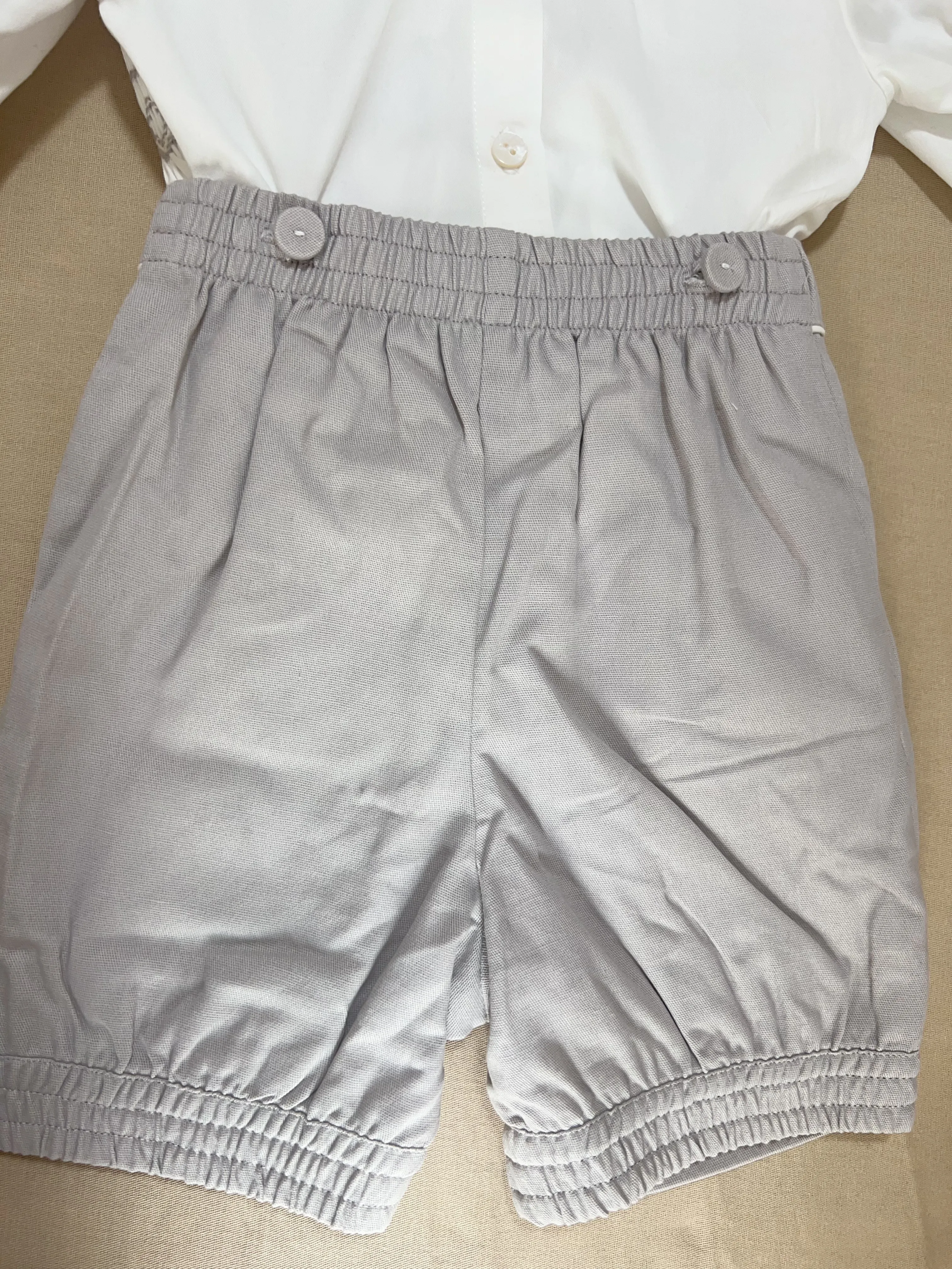 Spanish Baby Boy Hand-Smocked Clothing Sets Outfits - Image 3