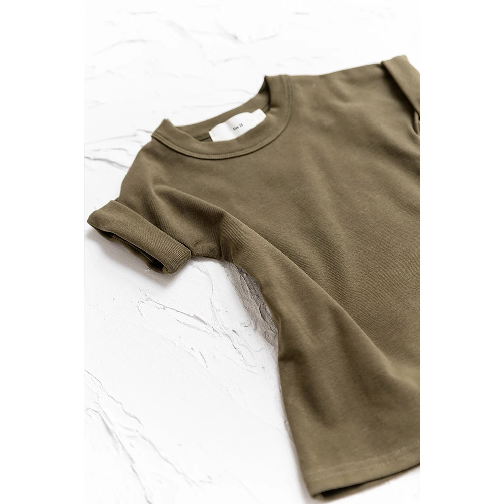 Baby Ribbed Short Sleeve Romper Outfits - Image 6