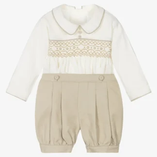 Spanish Baby Boy Hand-Smocked Clothing Sets Outfits