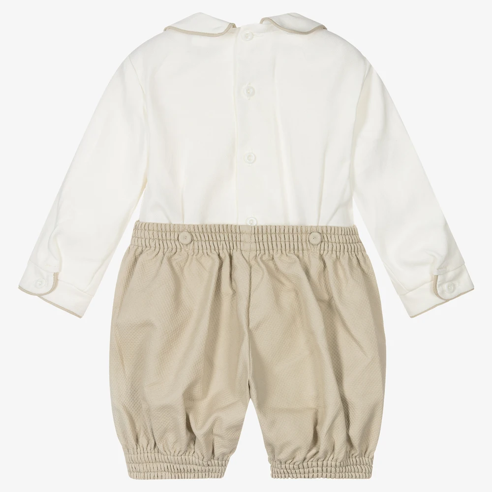 Spanish Baby Boy Hand-Smocked Clothing Sets Outfits - Image 2