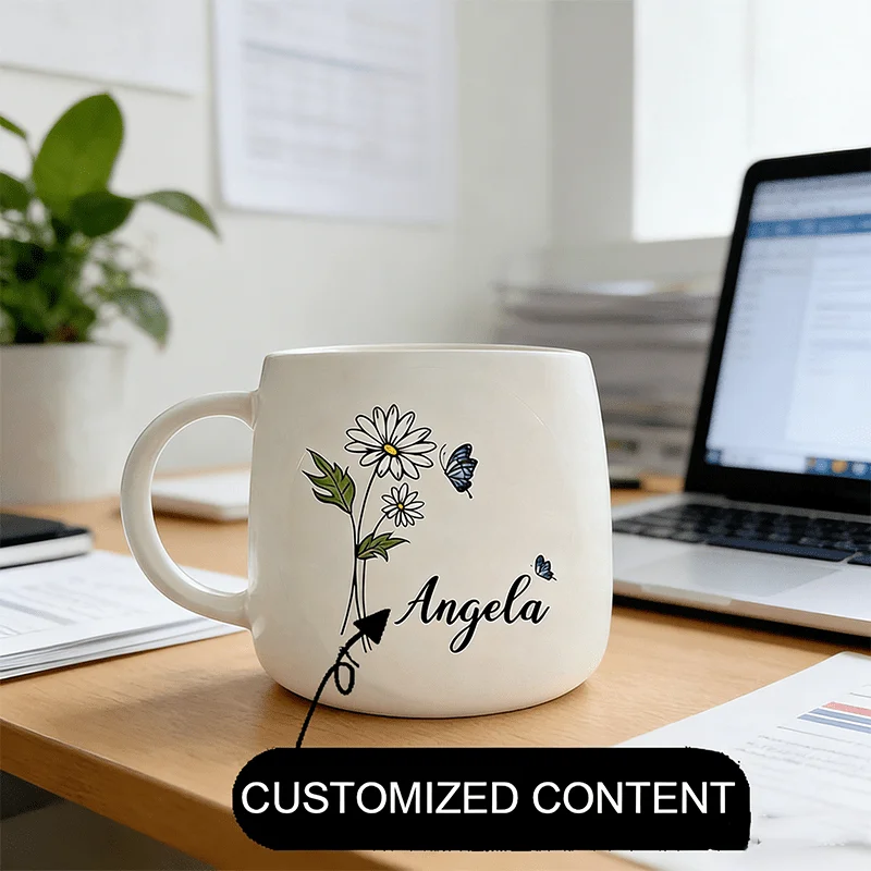 Personalized Name Mug Central Perk Design Coffee Mug Custom Tea Cup Chocolate Milk Beer Mugs Lovers Friends Gifts