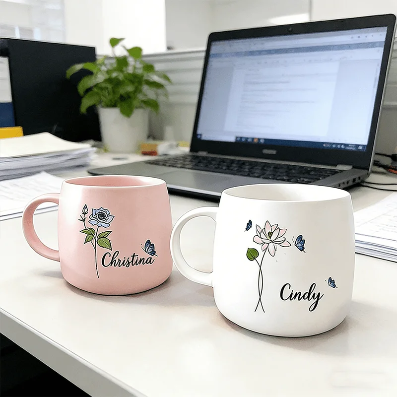 Personalized Name Mug Central Perk Design Coffee Mug Custom Tea Cup Chocolate Milk Beer Mugs Lovers Friends Gifts - Image 2