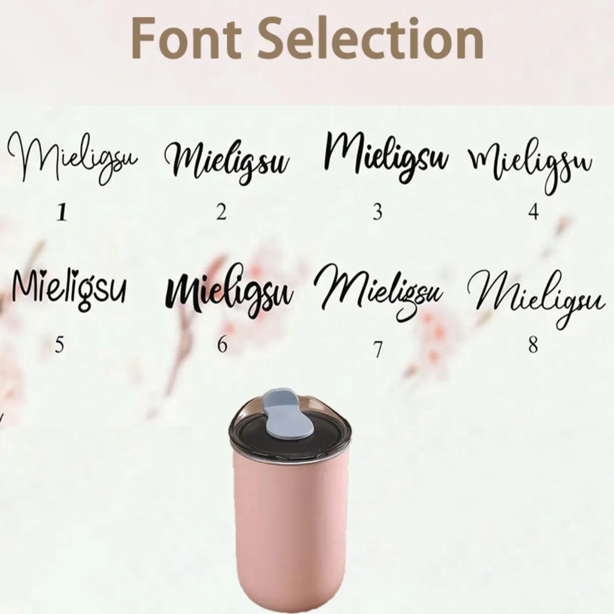 Personalized Stainless Steel Coffee Tumbler with Name - Image 6