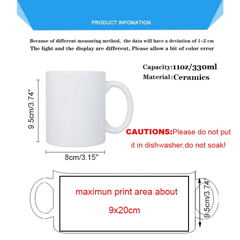 Custom Photo Color Changing Magic Mug - Image 2