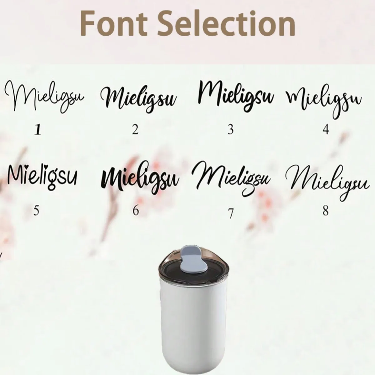 Personalized Stainless Steel Coffee Tumbler with Name - Image 5
